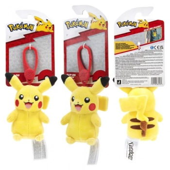 POKEMON Clip On Pluszak Brelok Pikachu